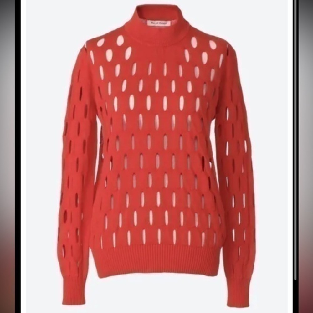 MERYLL ROGGE Cotton cutout Knit Small S